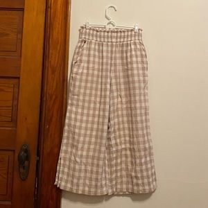 Gingham pants by aerie